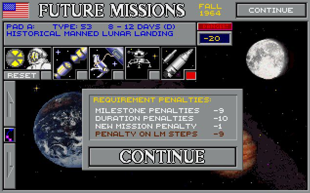 Future Missions with Requirement Penalties pop-up