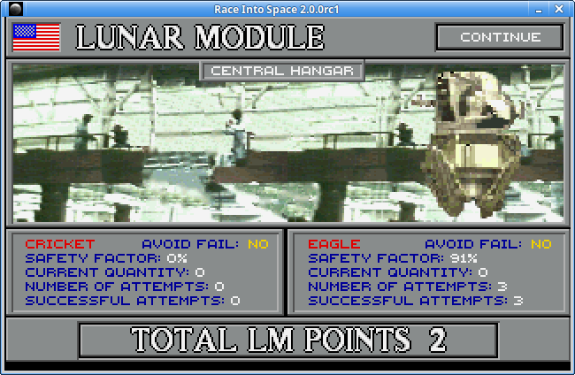 Lunar Module Screen