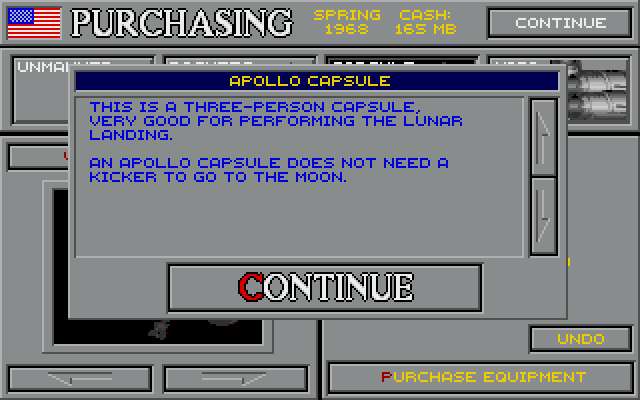 Hardware description pop-up